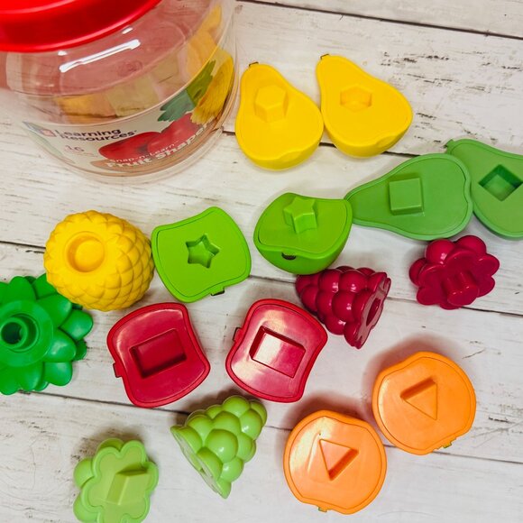 Learning Resources Snap-n-learn Fruit Shapers Play Food Toy - Picture 4 of 5